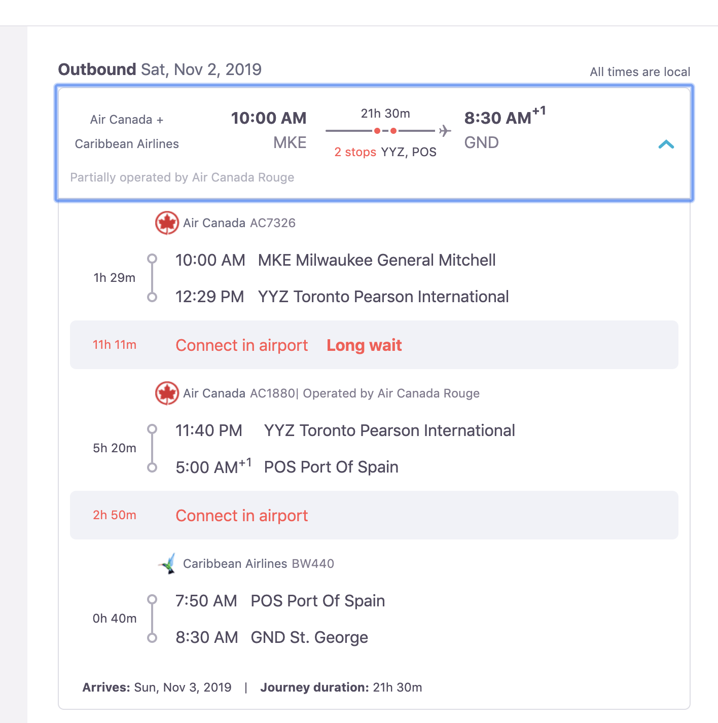 US Airlines that Fly to Grenada Caribbean Authority